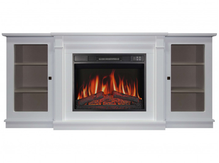 Камінокомплект ArtiFlame Vermont AF23S білий б'янко (166.5 х 71.9 х 32 см) зі звуком