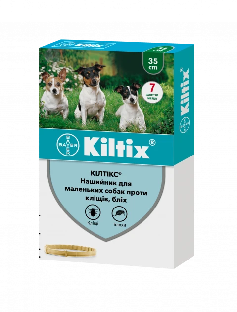 Нашийник Bayer Кілтікс від бліх і кліщів для собак 35 см
