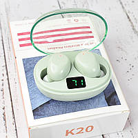 AirDots K20 вакуумні Бездротові сенсорні навушники з мікрофоном Green
