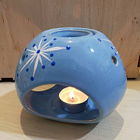 Аромолампа Куля Блакитна з зірками / Аромолампа Куля Блакитна з зірками 12x12x11 см
