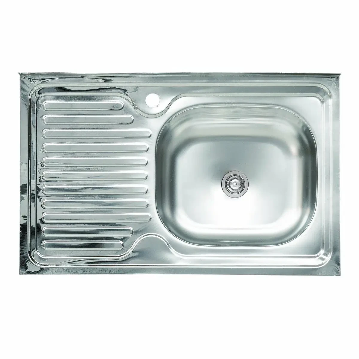 Кухонна мийка Рlatinum 8050 R з нержавіючої сталі 0,4 мм, 80,5x50,5 см, Прямокутна (000000567)