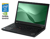 Ноутбук Lenovo ThinkPad P70/ 17.3" 1920x1080/ i7-6820HQ/ 16GB RAM/ 256GB SSD+500GB HDD/ Quadro M3000M 4GB