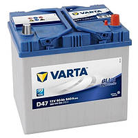 Аккумулятор VARTA 60Ач 540А -/+ 232*173*225 Blue Dynamic D47