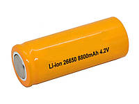 Аккумулятор батарейка 26650 8800mAh 3.7-4.2V 9.6WH Li-on для фонарика фонаря техники и т.п.