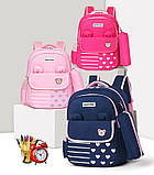 Шкільний рюкзак ортопедичний з пеналом для дівчинки першокласниці 1 2 3 клас 7-8-9 років, портфель ранець в школу, фото 10