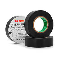 Изолента RENDER 0,10мм*18мм*20м (черная), 10 шт. в упаковке. цена за упаковку