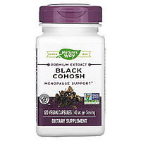 Клопогон, 40 мг, Black Cohosh, Nature's Way, 120 вегетарианских капсул