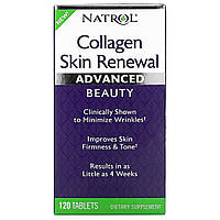 Колаген для відновлення шкіри, Collagen Skin Renewal, Natrol, 120 таблеток