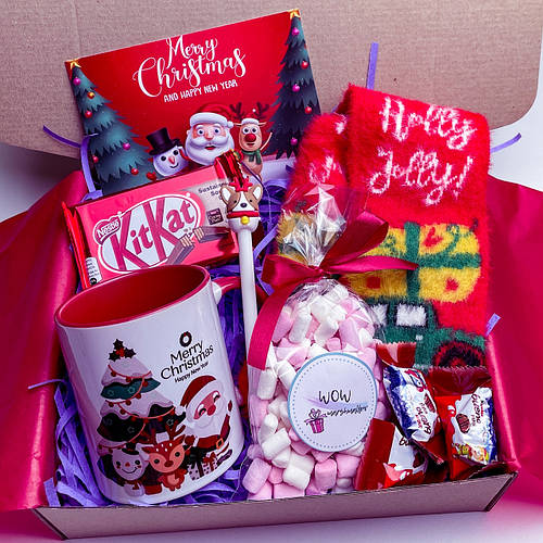Подарочный бокс для девушки девочки от WowBoxes "Christmas Box 9" (ID ...