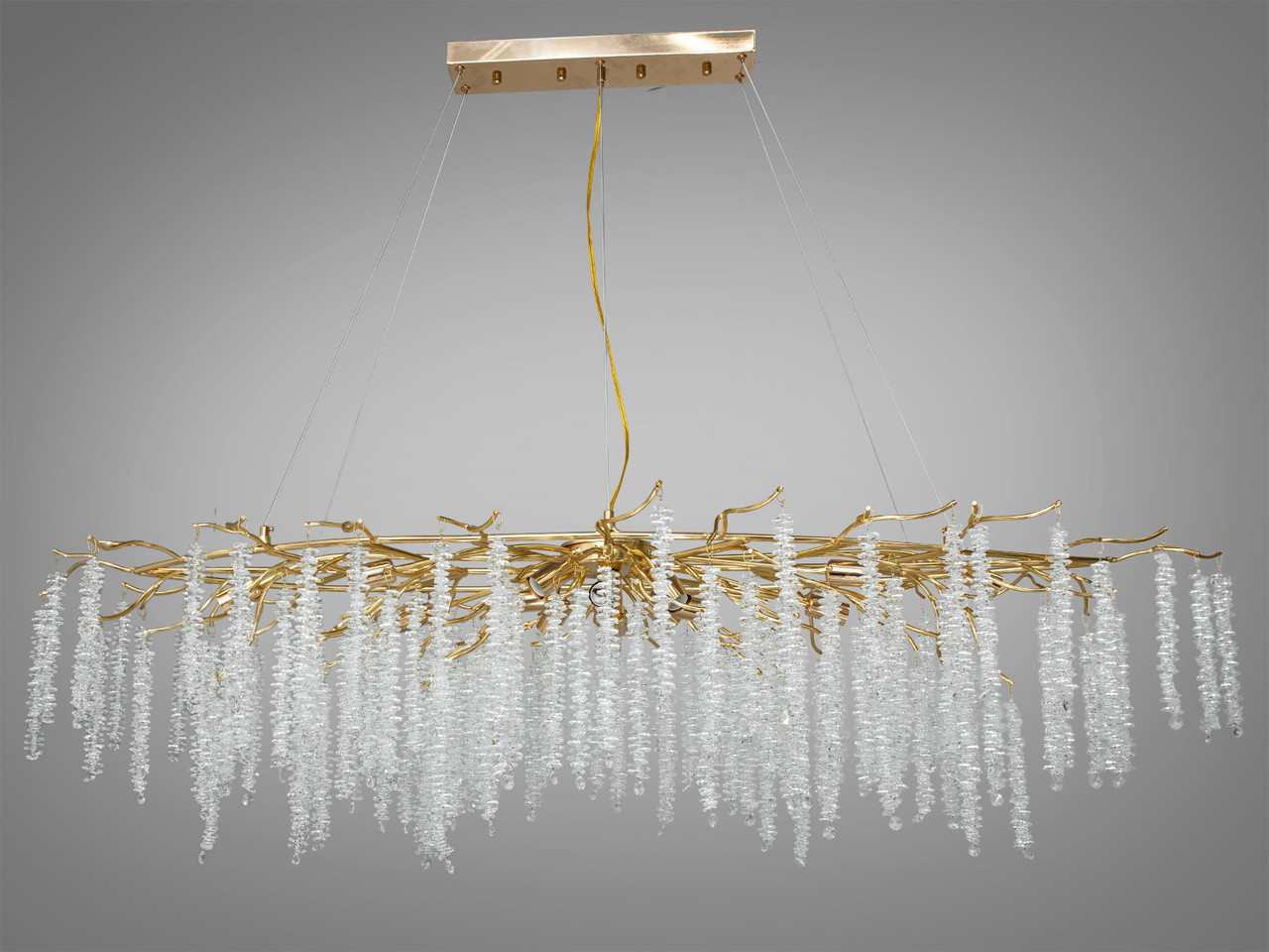 Овальна підвісна люстра 605-L1200GD, фото 1