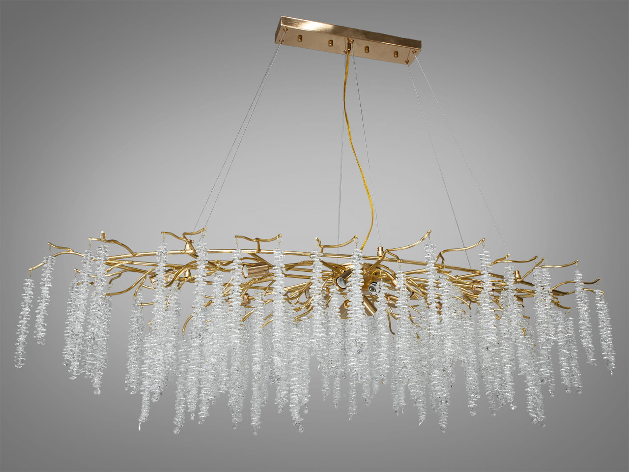 Овальна підвісна люстра 605-L1800GD, фото 1