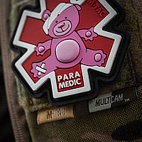 M-tac Гумовий шеврон патч «Ведмідь Парамедик» Paramedic TacMed