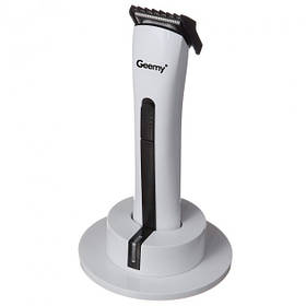 Машинка для стрижки з підставкою Geemy GM-725 White (5437)