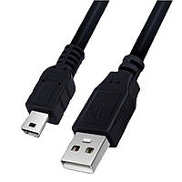Кабель USB Type A to Mini 1.5m Цвет Черный
