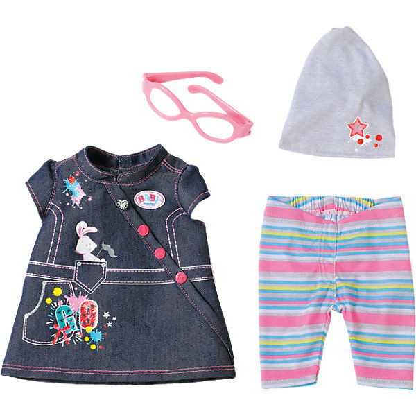 Одежда для Беби Борн Baby Born джинсовый стиль Zapf Creation 822210 - фото 1 - id-p369852454