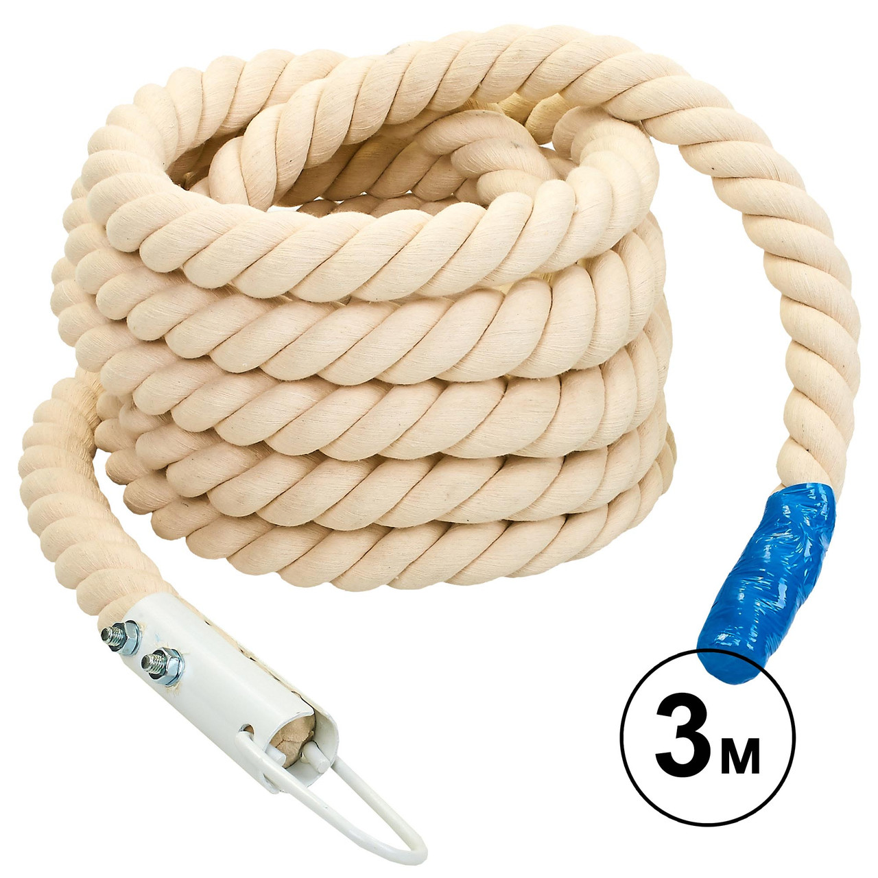 Спортивний канат для лазанья 3 м з кріпленням R-3899-3
