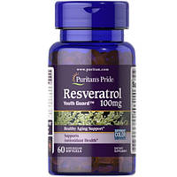 Resveratrol 100 мг Puritan's Pride (60 капсул)