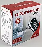 Міксер чорний 2 віночки + 2 гачки для тіста 400 Вт Grunhelm GRM661, фото 7