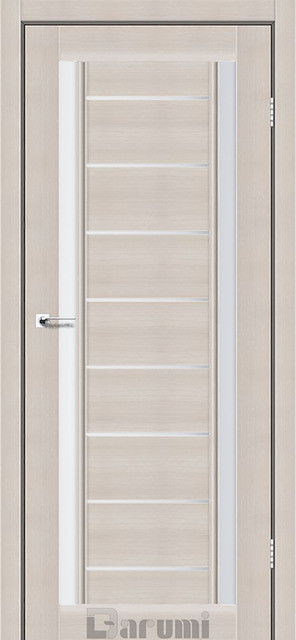 Міжкімнатні двері Дарумі/ Darumi Madrid Дуб мембау (зі склом сатин), фото 1