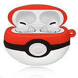 Силіконовий футляр Cartoons&Heroes для навушників AirPods 3 + карабін Покебол, фото 2