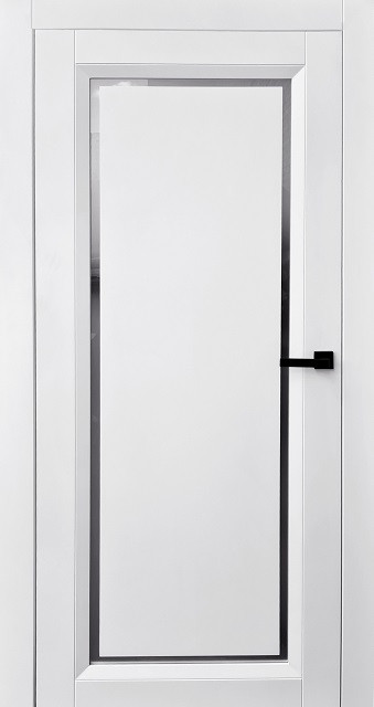 Міжкімнатні двері Estet Doors МК Прованс Glass емаль біла ПО (фарбовані двері)