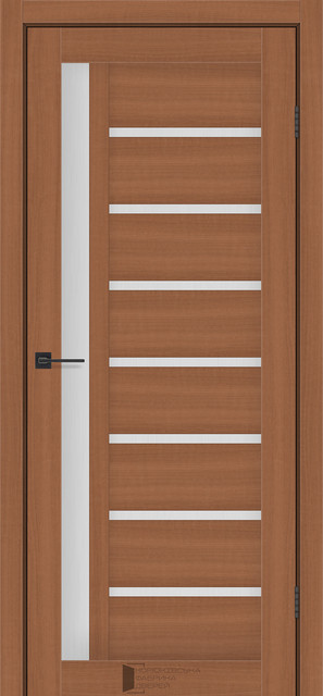 Двері міжкімнатні КФД/ KFD Arkadia Шимо Золотий (зі склом сатин), фото 1