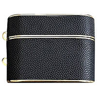 Шкіряний футляр Suitcase для навушників AirPods 3 Black