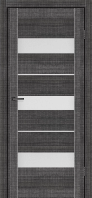 Двері міжкімнатні MSDoors Vegas Вудгрей (зі склом сатин), фото 1