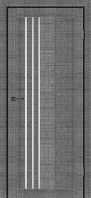 Двері міжкімнатні MSDoors Nevada Сільвер (зі склом сатин), фото 1