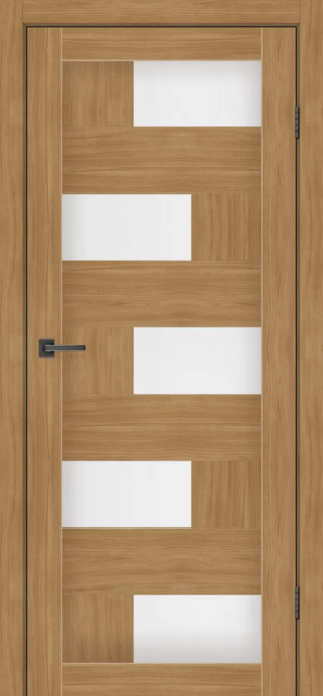 Двері міжкімнатні MSDoors Havana  Дуб золотий (зі склом сатин), фото 1