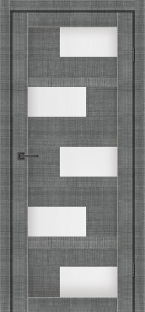 Двері міжкімнатні MSDoors Havana  Сільвер (зі склом сатин), фото 1