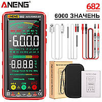 Цифровой автоматический мультиметр тестер ANENG 682 Красный