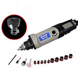 Гравер HILDA DM-400 з гнучким валом - Гравер Хільда 400 Вт з комплектом фрезерувальних насадок, фото 2