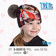 Шапка зимова 3D для дівчаток TuTu 27 арт.3-003115, фото 2
