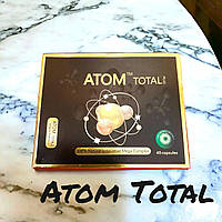 Atom Total Plus капсулы для похудения Атом Тотал Плюс в фирменной компактной упаковке (40 шт.). Оригинал!