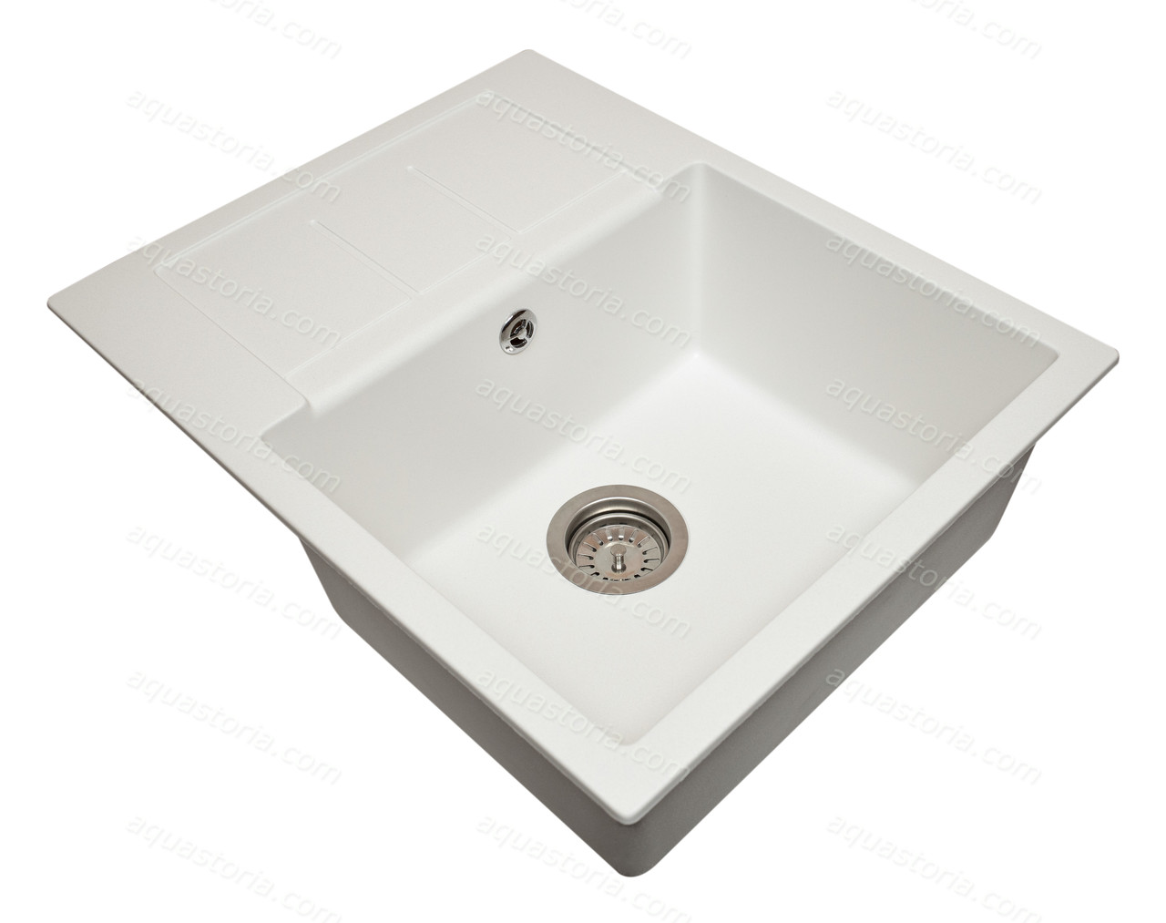 Гранітна мийка Aquaton №3 50х62 Біла, фото 1