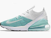 Женские кроссовки Nike Air Max 270 Flyknit White Mint