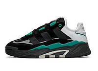 Кроссовки женские и подростковые Adidas Originals Niteball Black Green