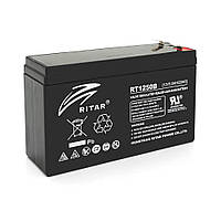 Аккумуляторная батарея AGM RITAR RT1250BL, Black Case, 12V 5.0Ah ( 150 х 50 х 93 ) Q10