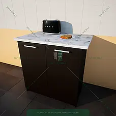Комплект нижній модуль шафи для кухні 800мм зі стільницею з ДСП, фото 3