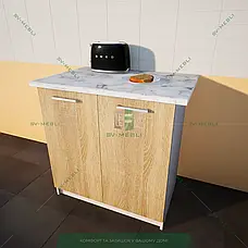 Нижній модуль шафка для кухні 800мм. Нижня тумба кухонна для зберігання посуду, фото 6