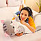 М'яка іграшка-подушка Кіт Батон 90 см, EL-2117-7, Сірий / Іграшка дитяча обіймашка довгий кіт, фото 6