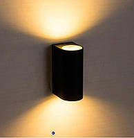 Светильник настенный Feron DH015 IP54 под лампы GU10 уличный фасадный Черный