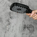 Ручний душ GAPPO G003, 3-режими, чорний, фото 3