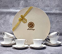 Чайный сервиз Snt Белая ночь 1707 на 6 персон (12 предметов)