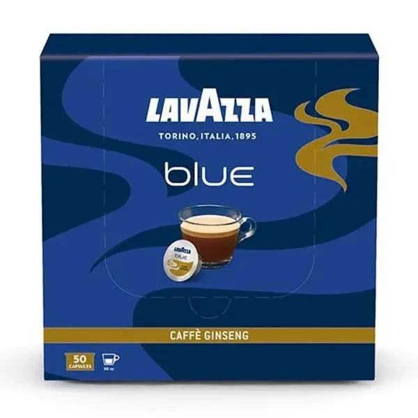 Кофейный напиток в капсулах Lavazza BLUE Caffe Ginserg 50 шт Лавацца Блю со вкусом женьшень