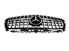 Решітка радіатора Mercedes Sprinter W906 (14-17) тюнінг стиль AMG GT Panamericana (Хром), фото 9