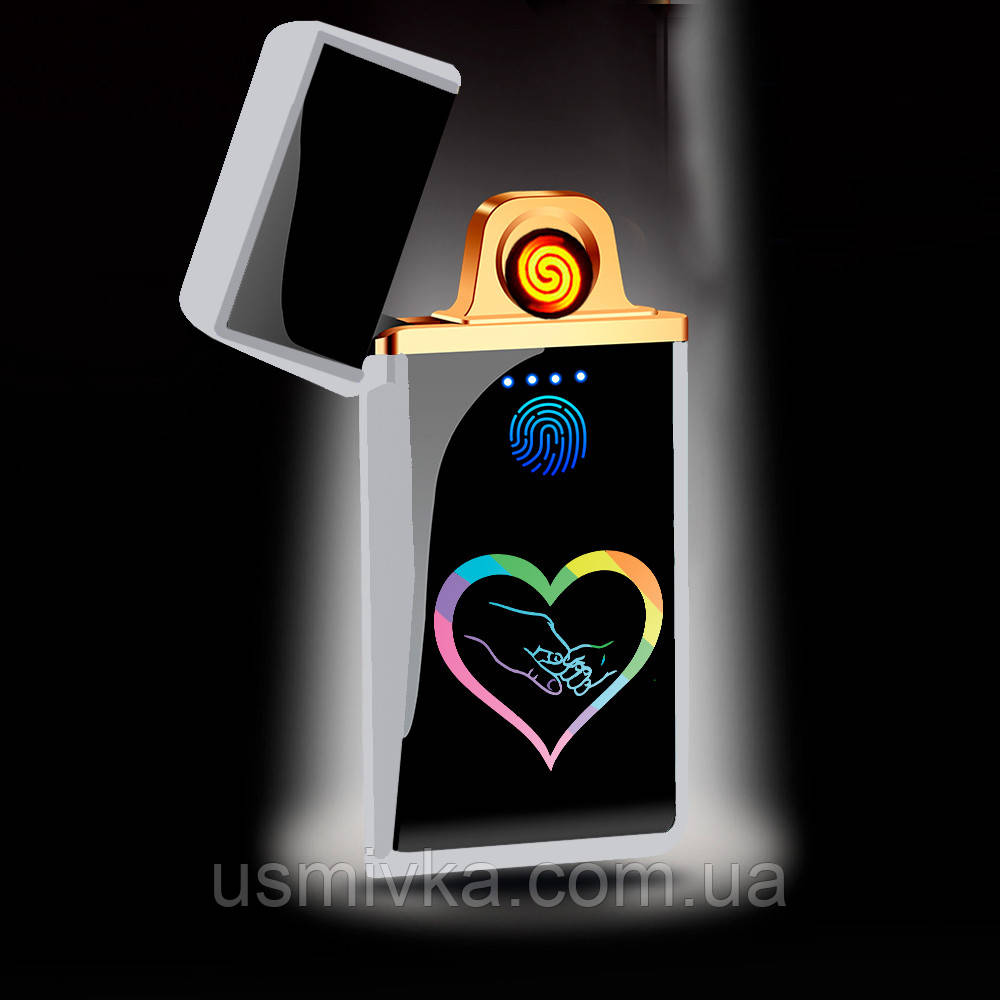 Електронна запальничка Серце USB в подарунковій упаковці US-533U5