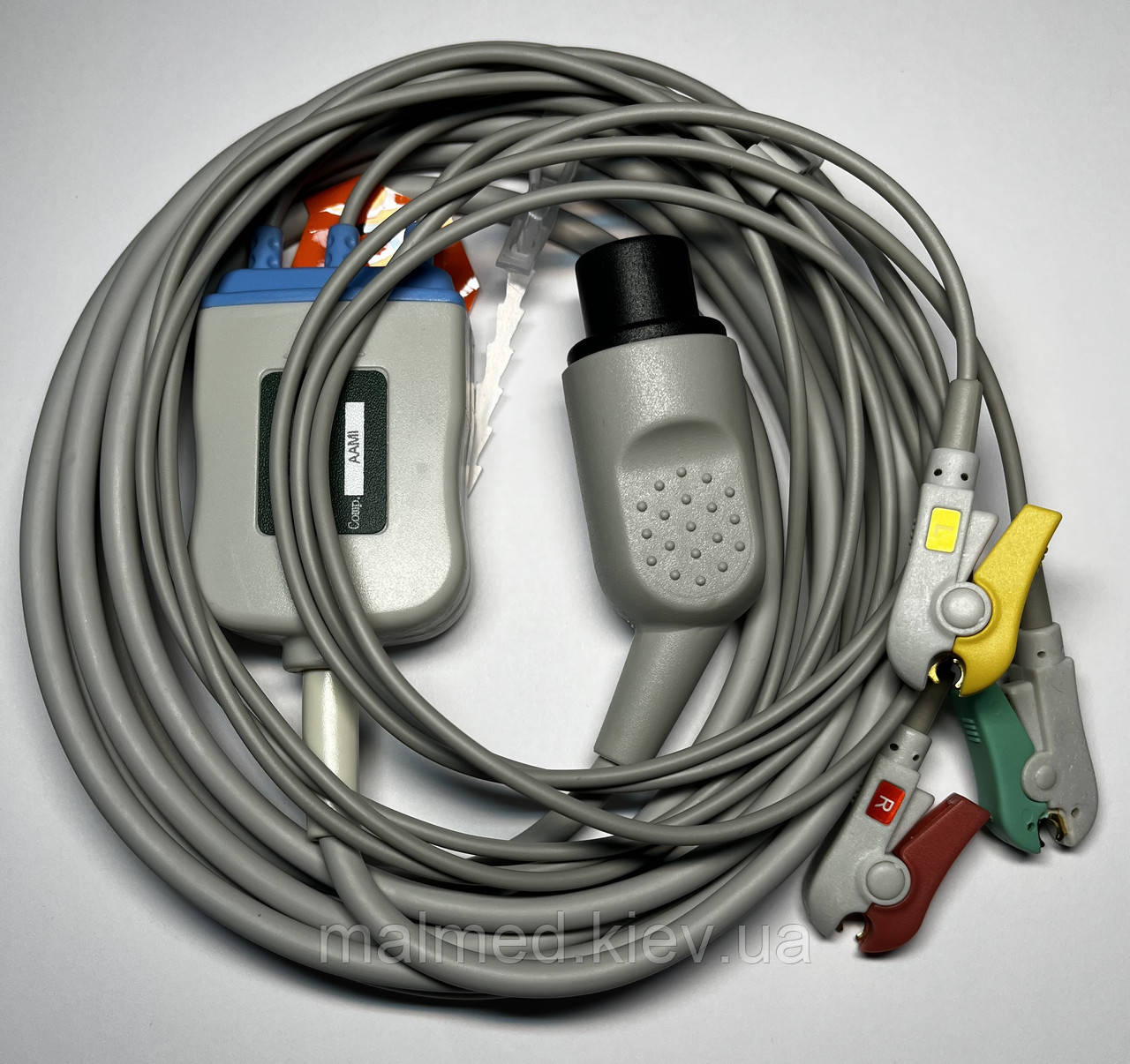 ЭКГ кабель на 5 отведений кнопка к монитору пациента ЮМ-300, Ютас - фото 5 - id-p709742769