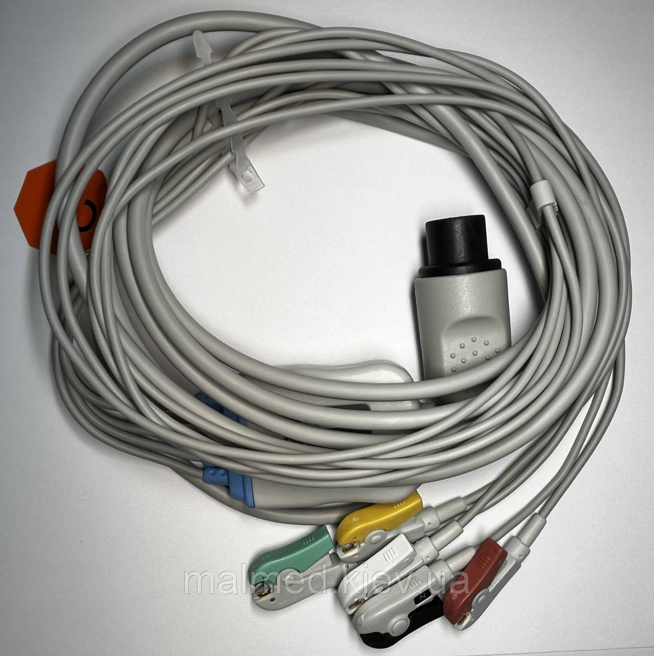 ЭКГ кабель на 5 отведений к монитору пациента ЮМ-300, зажим - фото 2 - id-p2056253643